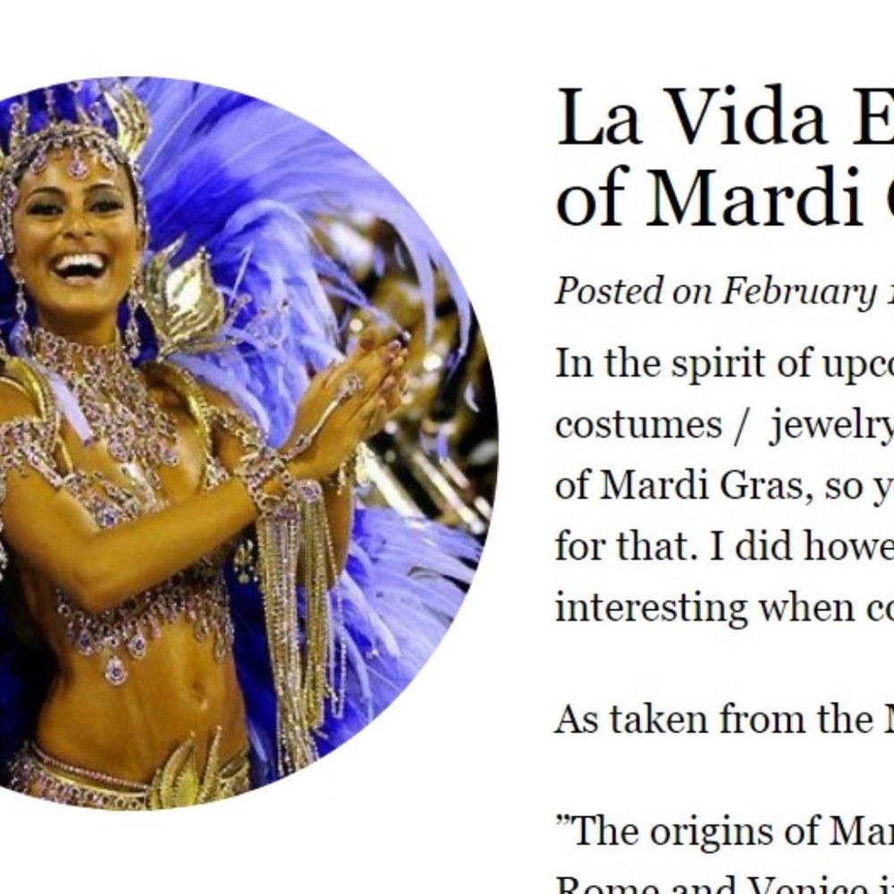 Vida Es Un Carnivale :: In the Spirit of Mardi Gras from the McGlamorous Blog